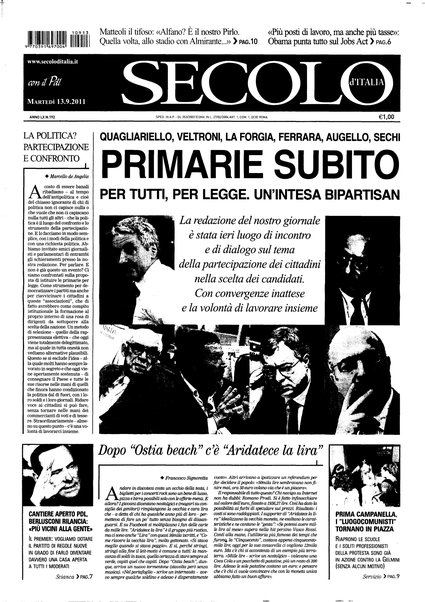 Il Secolo d'Italia : quotidiano per gli italiani